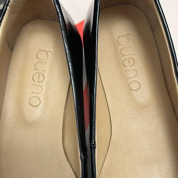 Sz 38 (7.5)⭐️NWT Bueno Elizabeth Black Patent Leather Flats. - Picture 13 of 13